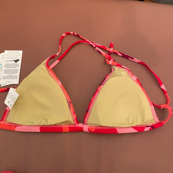 Sporti thong bikini set pink camo removable pads - Picture 4 of 14